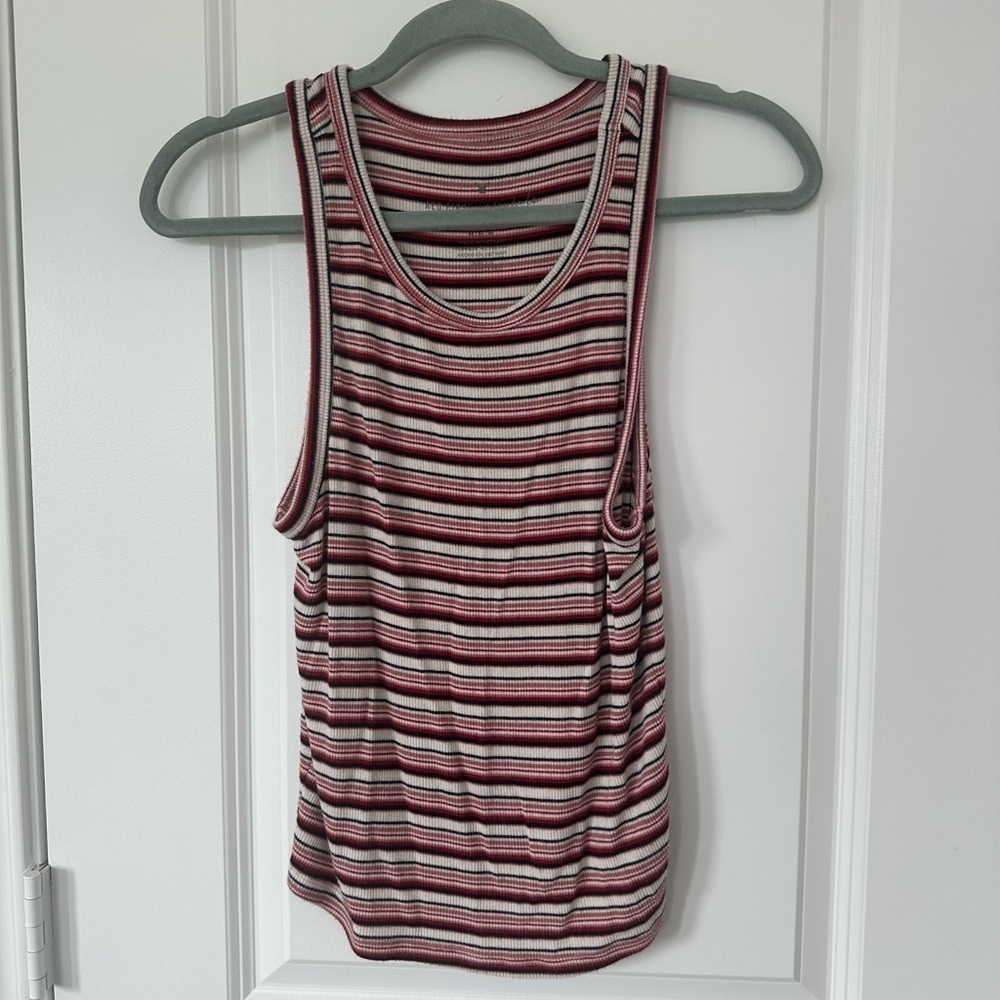 American Eagle Striped Sleeveless Women's Top